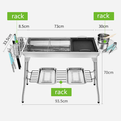 High Pressure Protection Device Stainless Steel BBQ Grill for Outdoor Entertaining