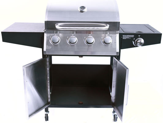 Outdoor Commercial Balcony Barbecue Gas Grill with Stainless Steel Portable Design