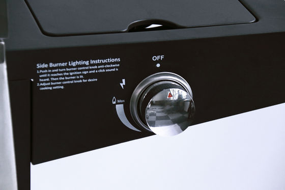 Outdoor Commercial Balcony Barbecue Gas Grill with Stainless Steel Portable Design