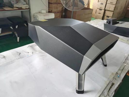 Small Outdoor Gas Pizza Oven with 305x305mm Barbecue Area and Built-in Pizza Stone Table